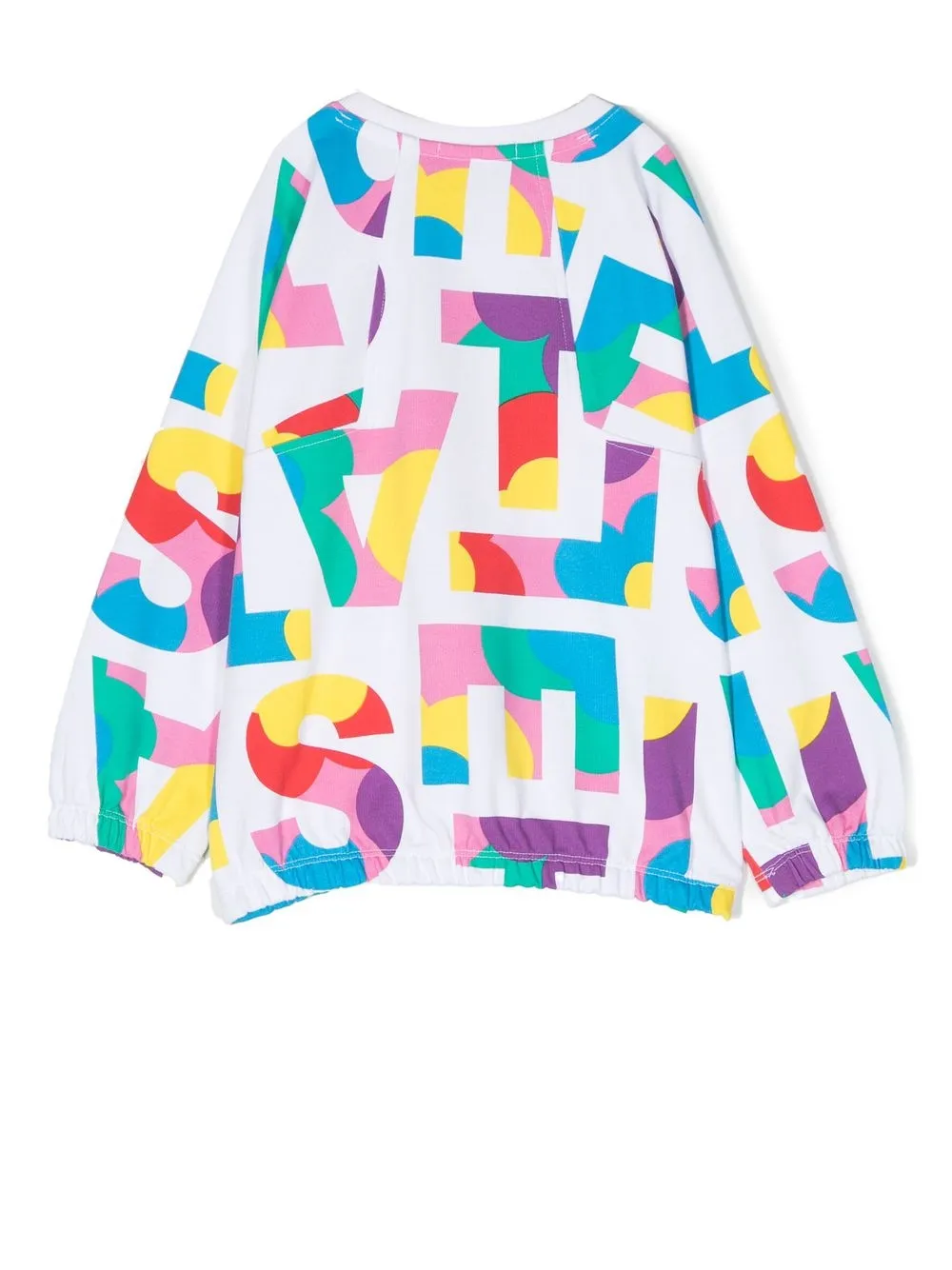 Stella McCartney Kids T-shirt met logoprint - Wit