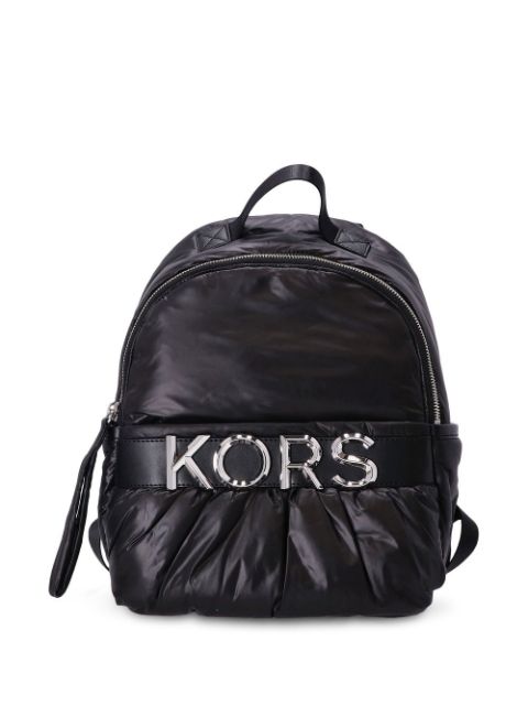 Michael Kors - logo-plaque detail backpack