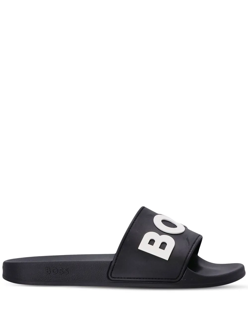 HUGO BOSS LOGO-EMBOSSED SLIDES