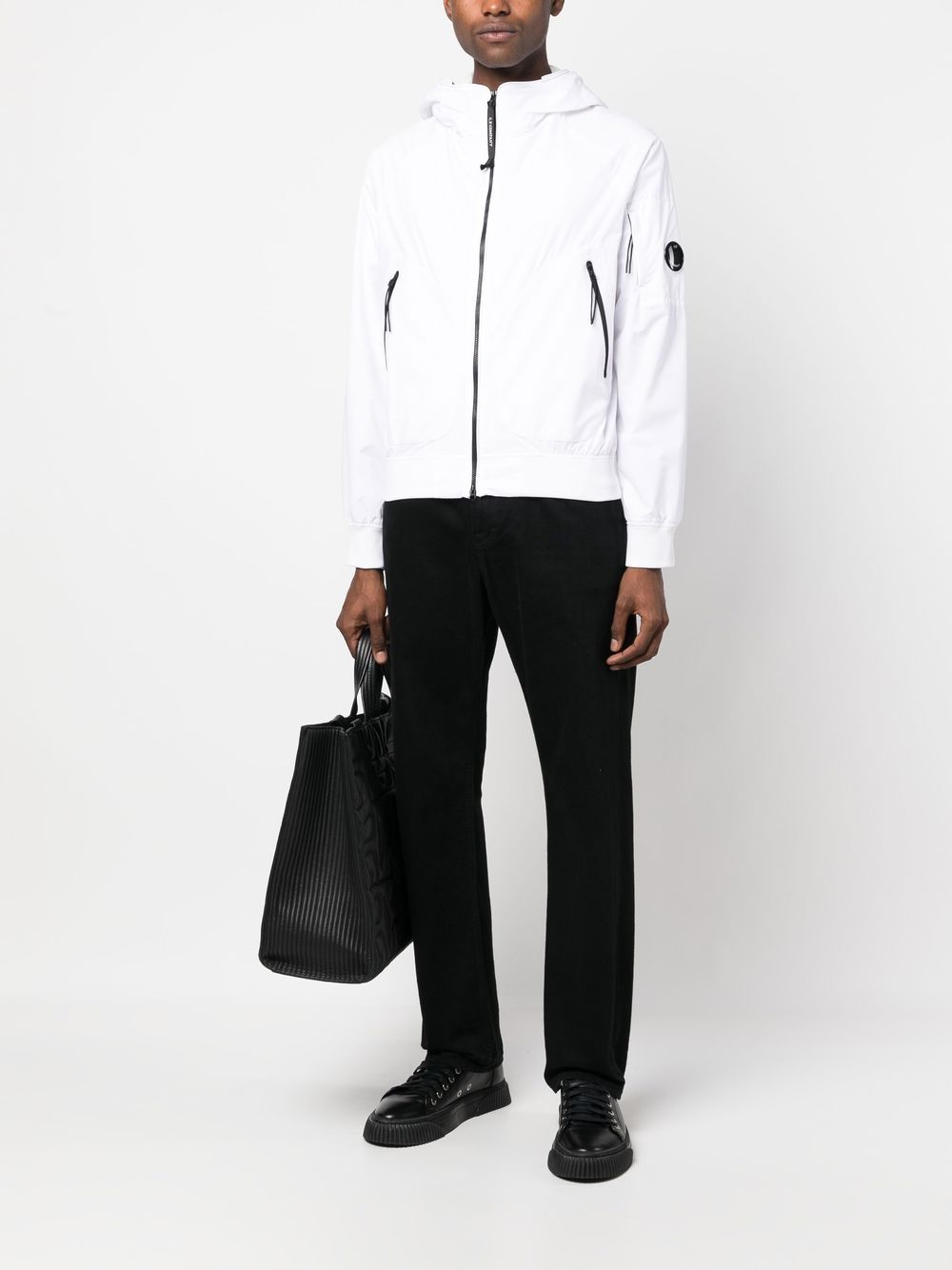 C.P. Company Lens-detail zip-up sports jacket - Wit