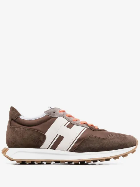 Hogan suede-panels sneakers