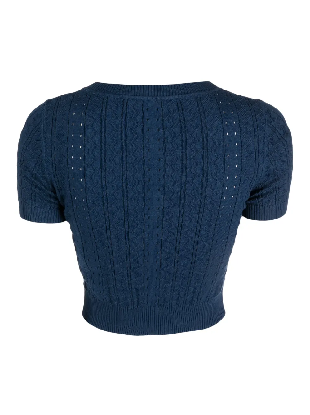 Love Moschino Gebreide blouse - Blauw