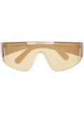 Moncler Eyewear Ombrate sunglasses mask - White