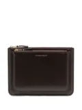 Comme Des Garçons Wallet double-compartment leather wallet - Brown