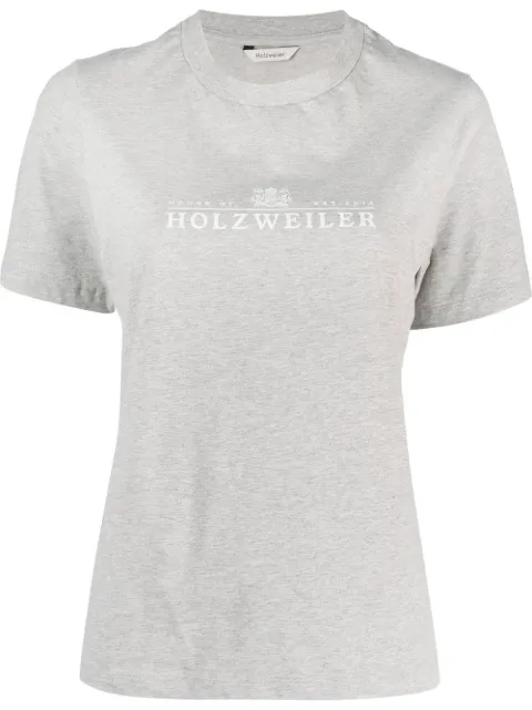 Holzweiler T-Shirt mit Logo-Print