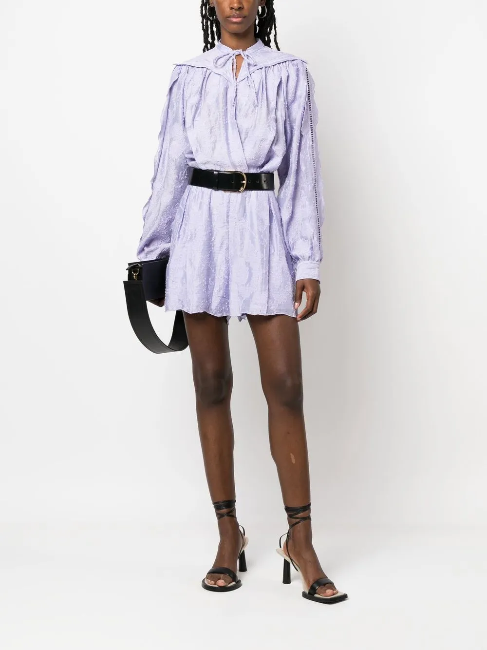 IRO Jumpsuit met jacquard - Paars