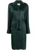 Holzweiler metallic-sheen shirt dress - Green