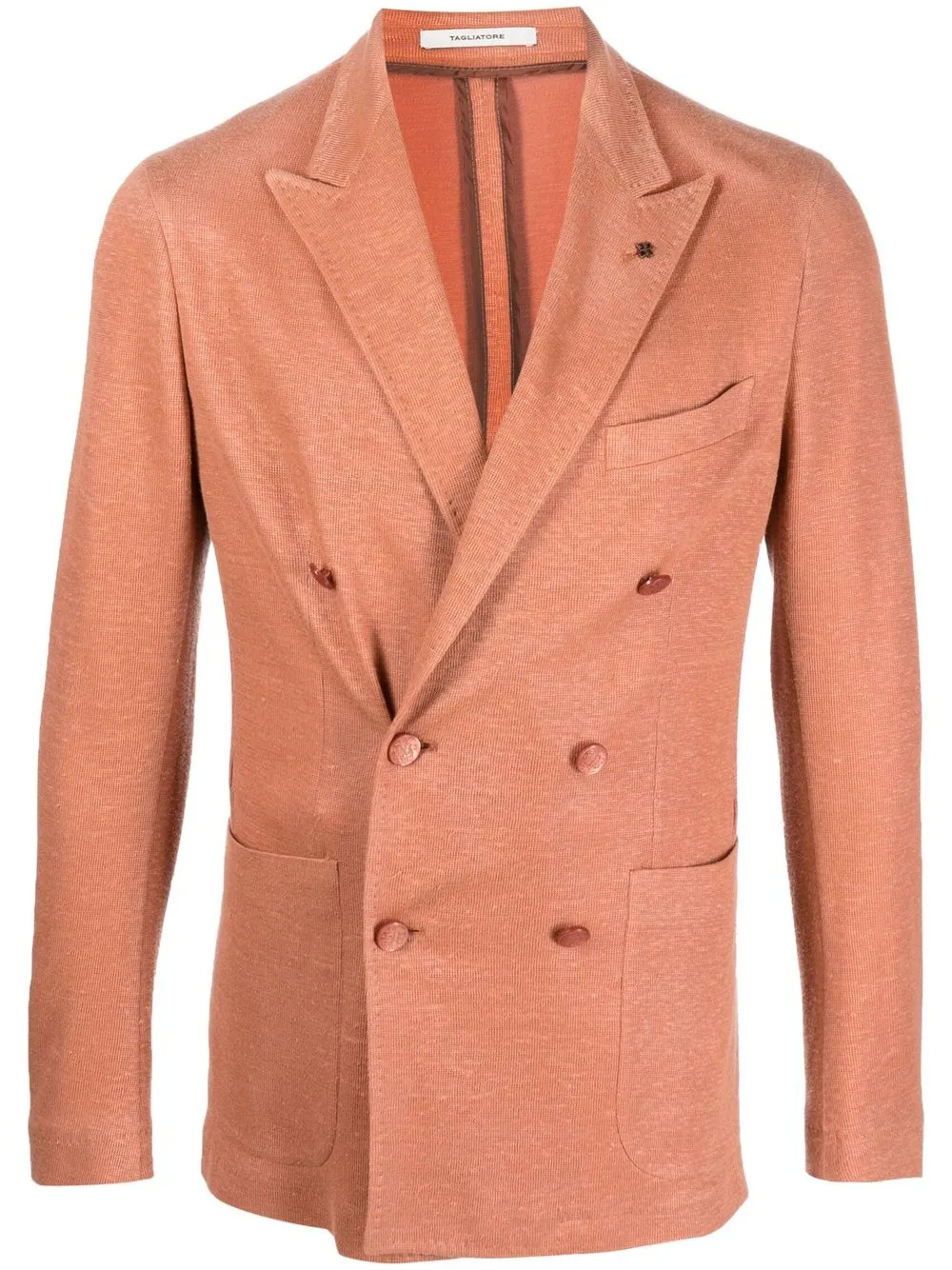 

Tagliatore double-breasted blazer - Brown