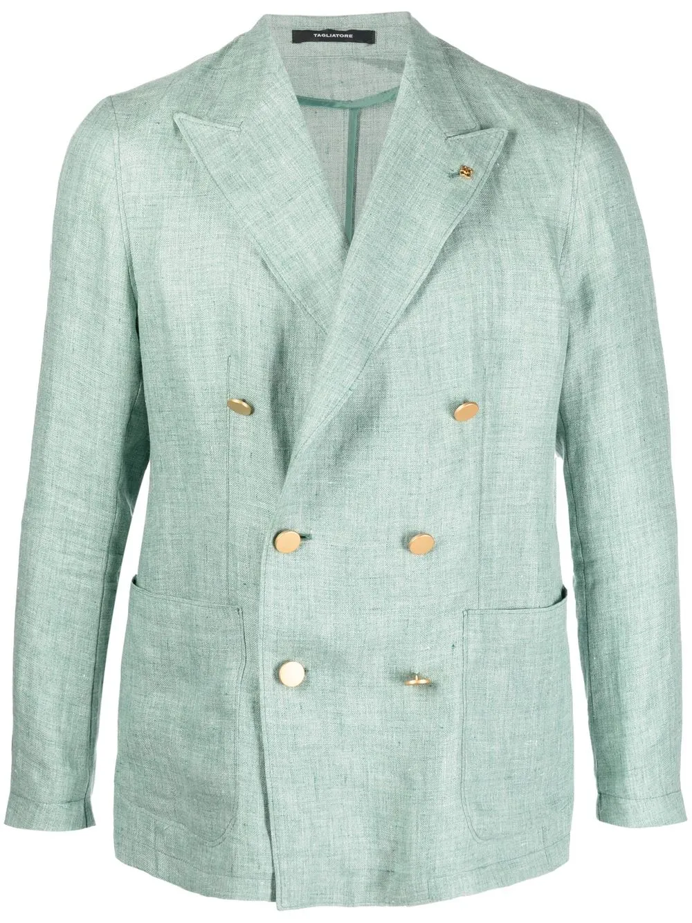 

Tagliatore double-breasted blazer - Green