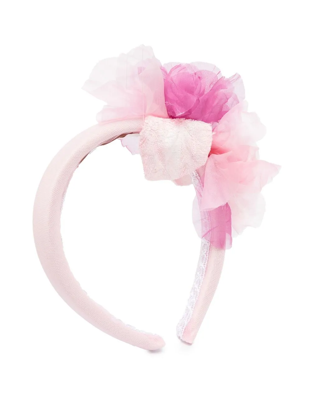 

MARCHESA KIDS COUTURE tulle-appliqué headband - Pink