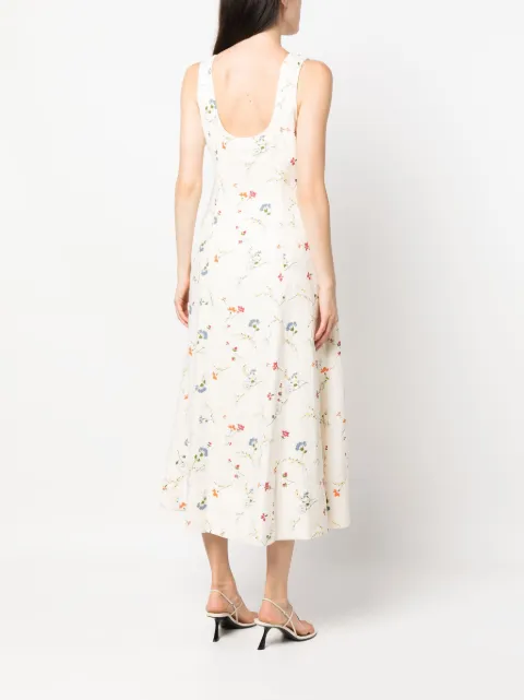 Polo Ralph Lauren floral-print linen dress 211916383001 - 3
