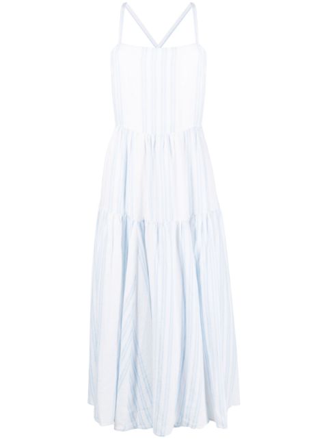 Polo Ralph Lauren striped linen midi dress Women