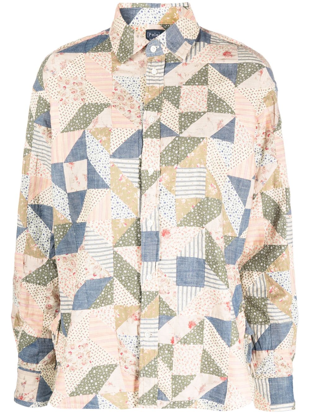 Polo Ralph Lauren patchwork-design Cotton Shirt - Farfetch