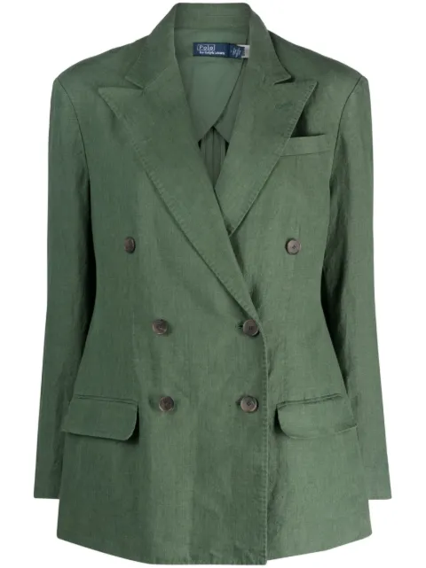 Polo Ralph Lauren double-breasted linen blazer