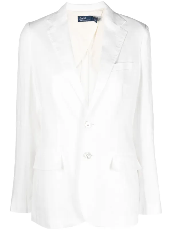 Polo ralph lauren white sales blazer