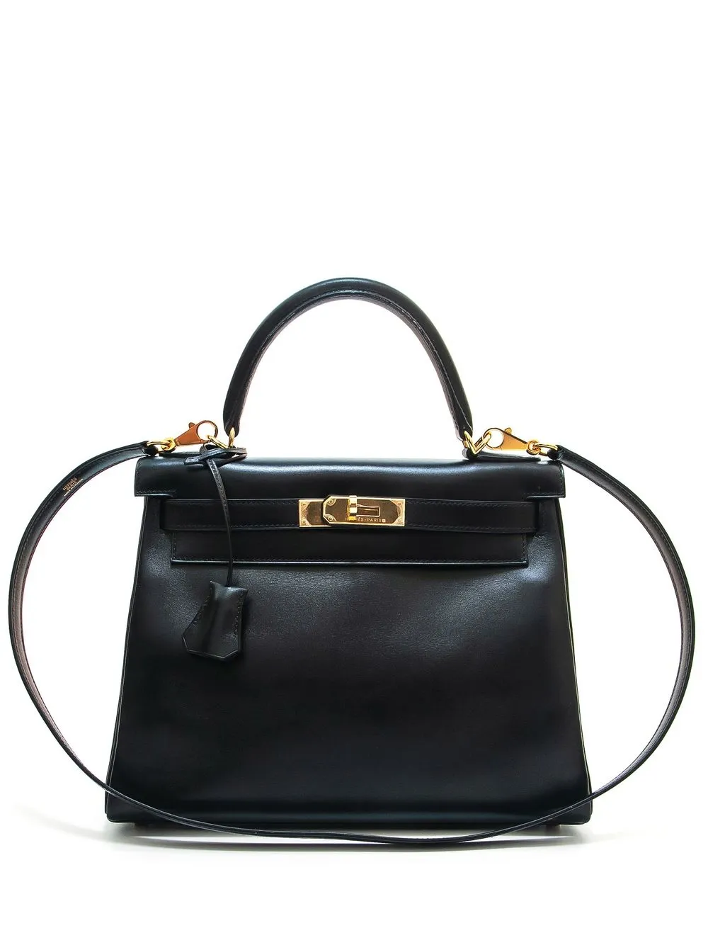 

Hermès 2002-2003 pre-owned Kelly 28 two-way bag - Black