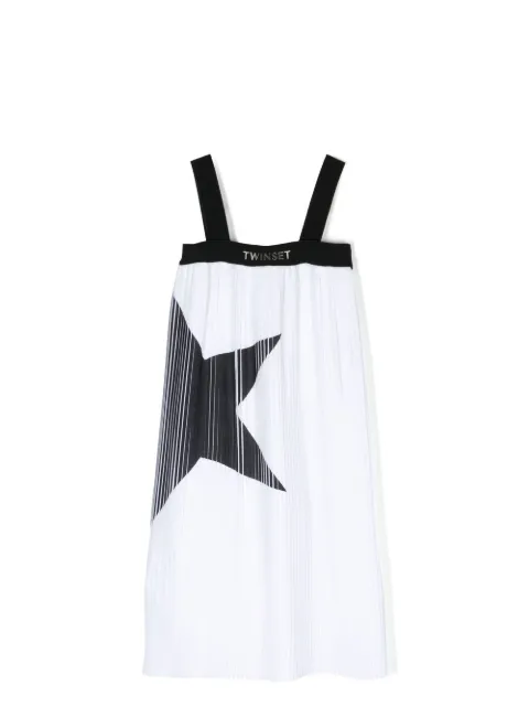 TWINSET Kids vestido con estrellas estampadas