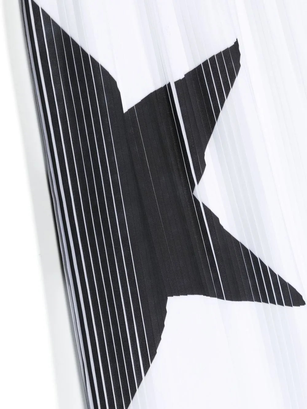 Star Print Pleated Dress