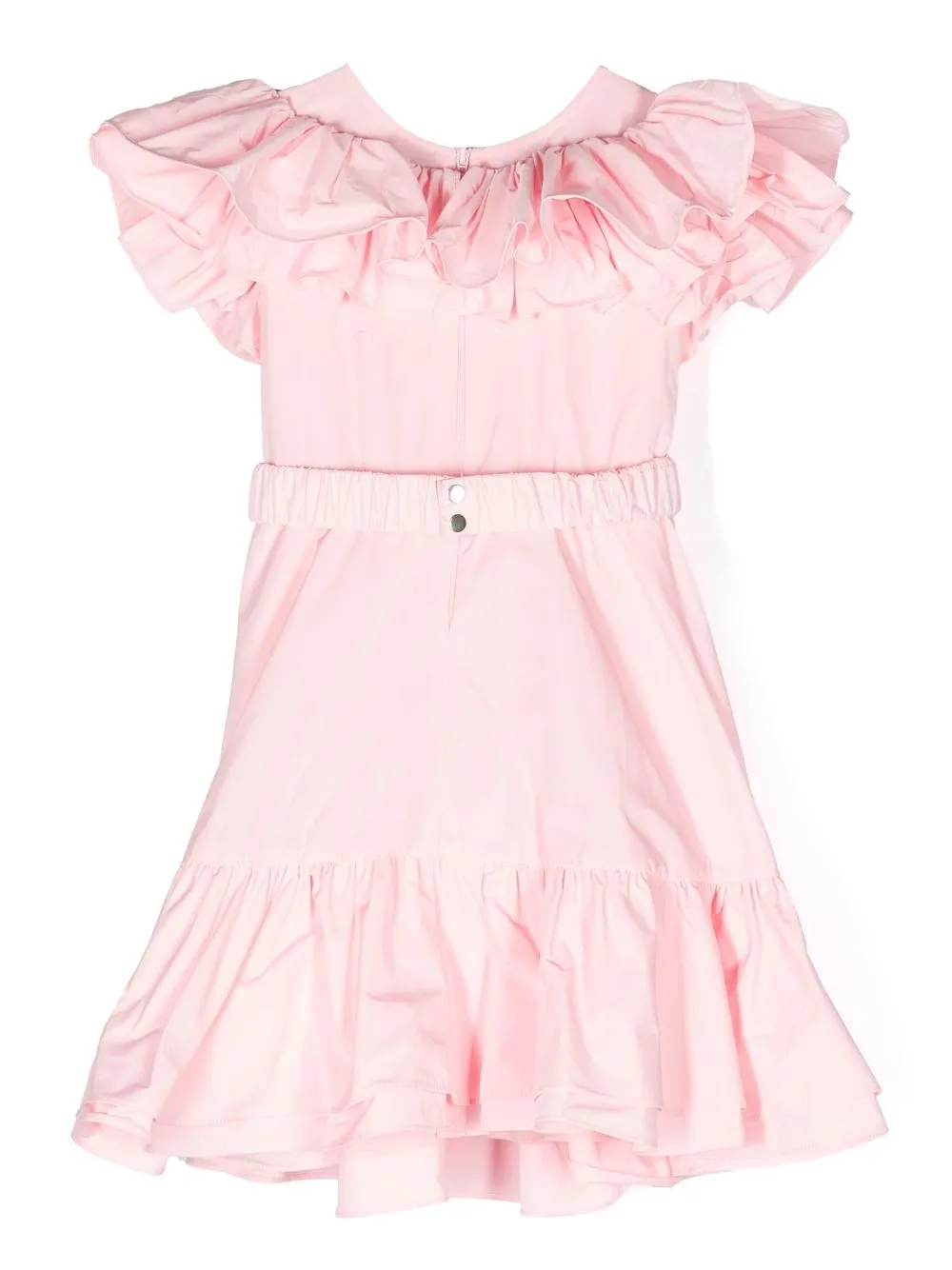 TWINSET Kids Jurk met ruches - Roze