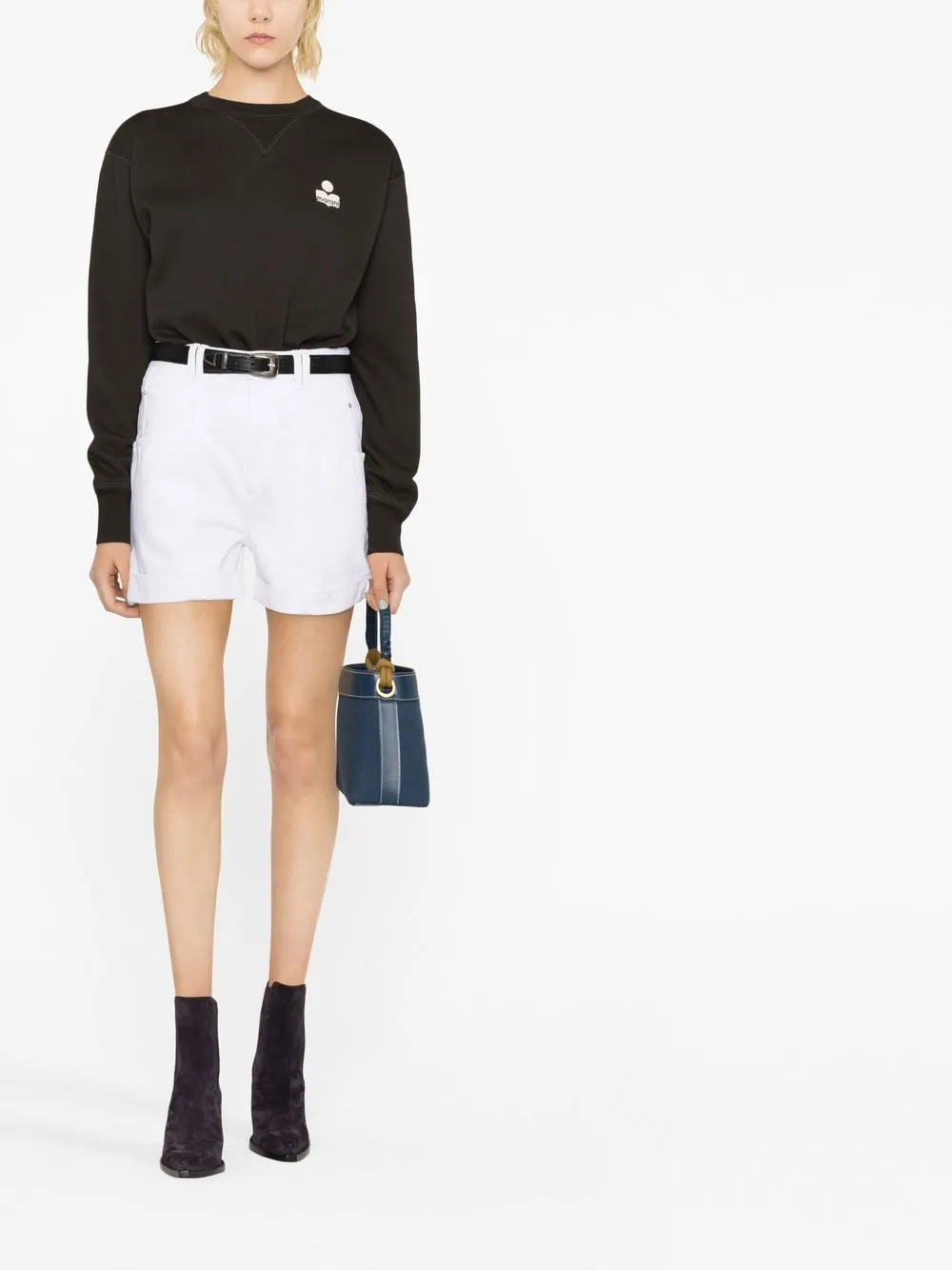 ISABEL MARANT Sweater met ronde hals - Zwart