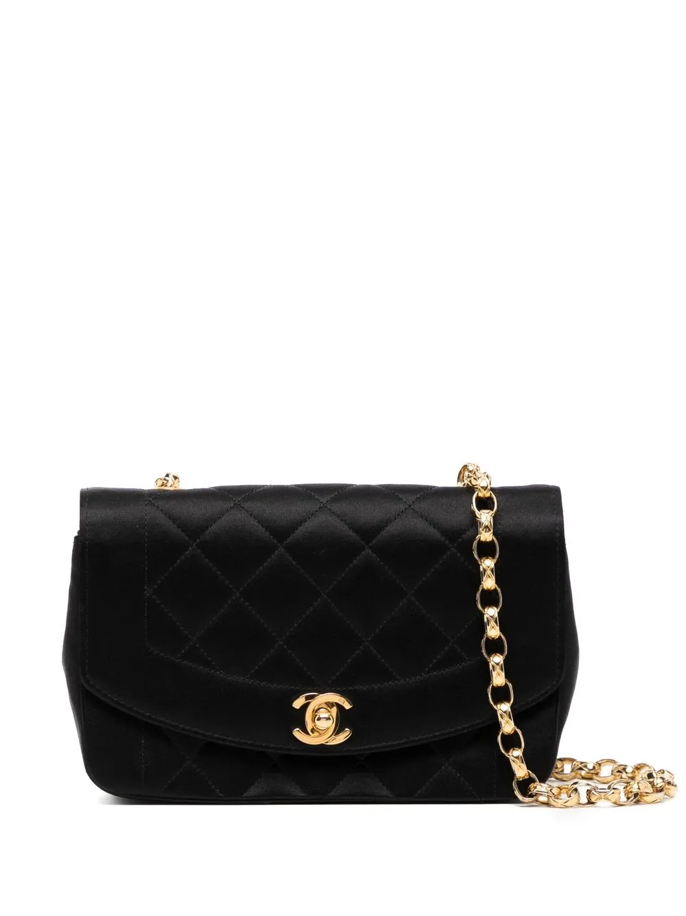 

CHANEL Pre-Owned bolsa de hombro Diana 1992 - Negro