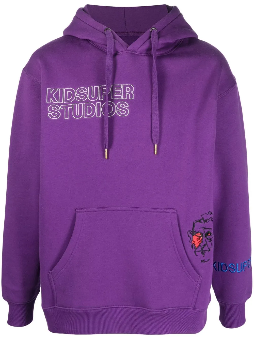 

KidSuper Super cotton hoodie - Purple