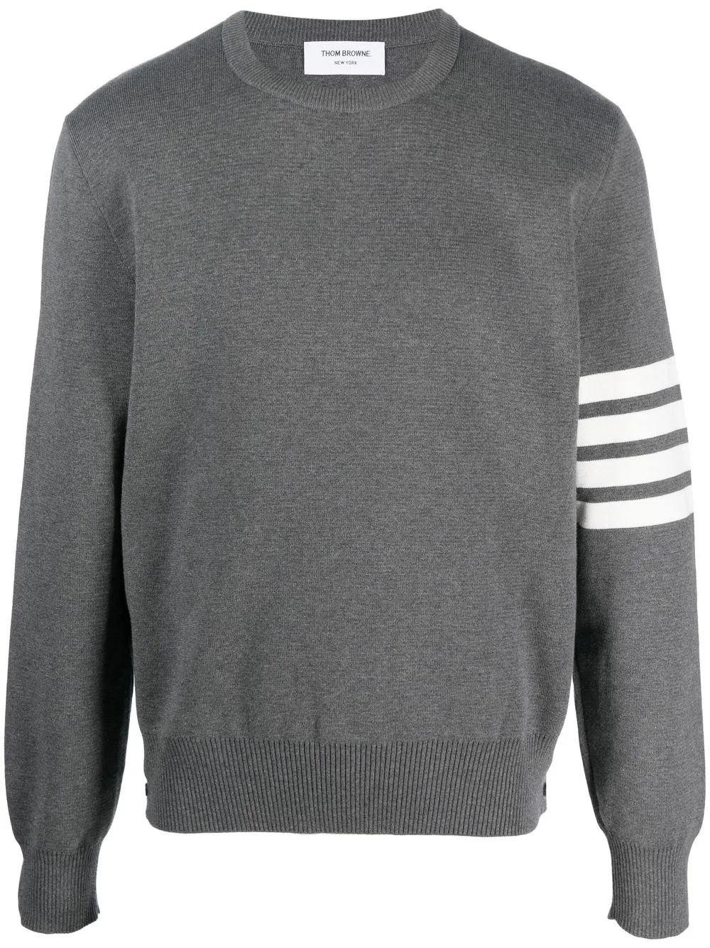 

Thom Browne four stripe cotton sweatshirt - Grey