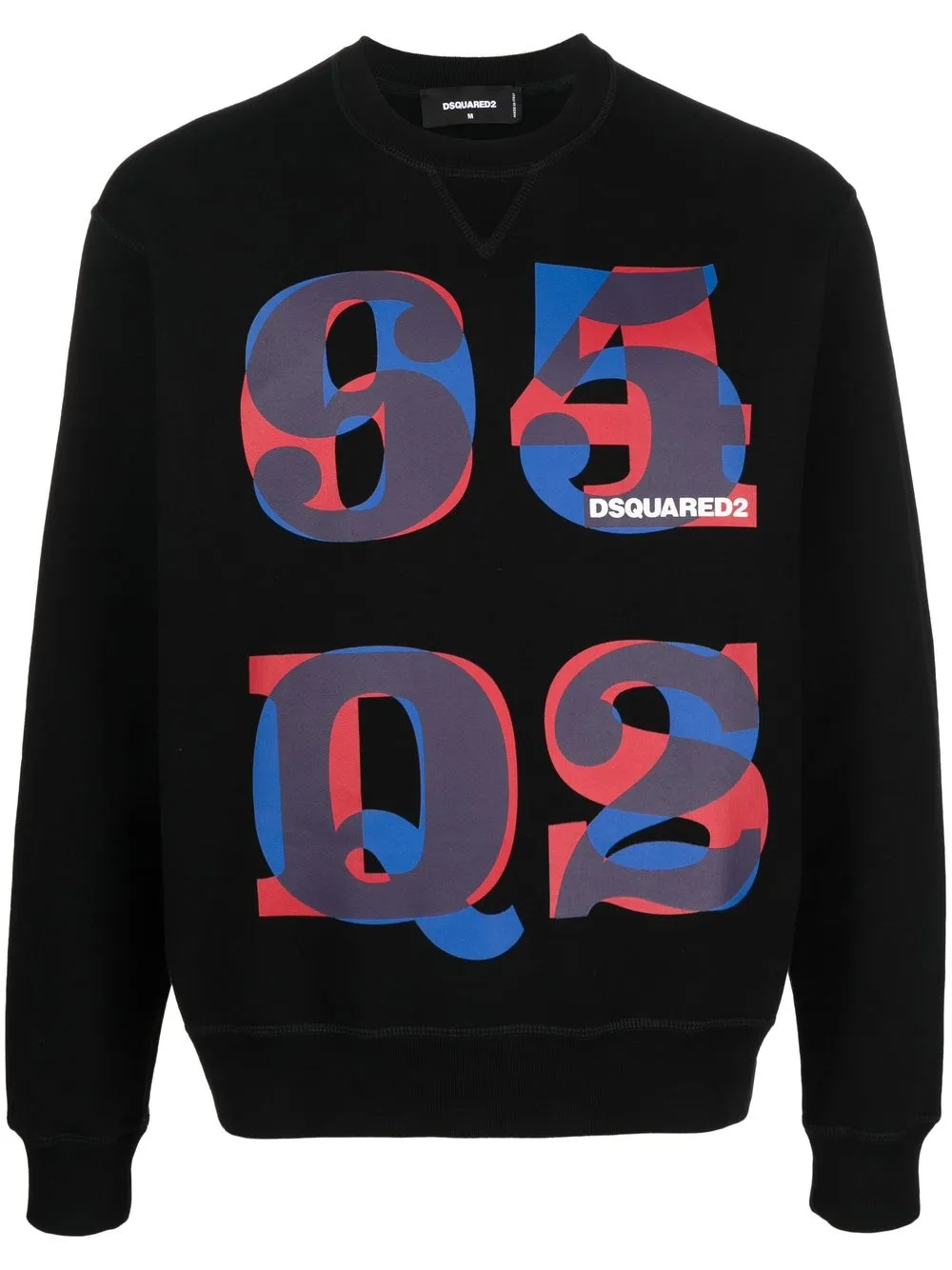 

Dsquared2 logo-print detail sweatshirt - Black