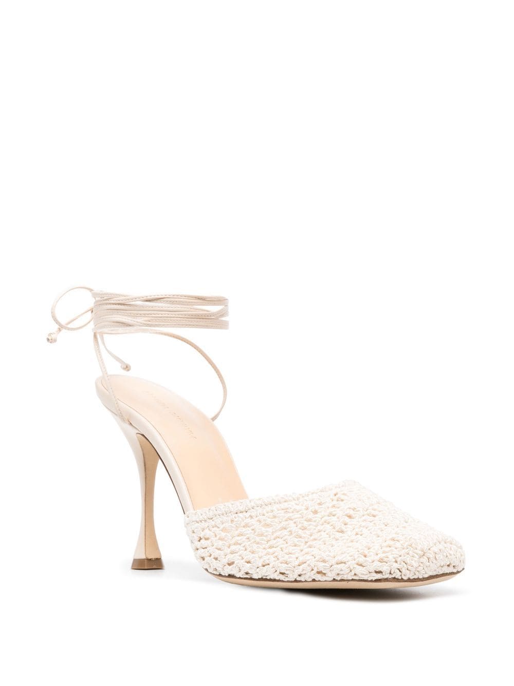 Magda Butrym Gehaakte pumps - Beige