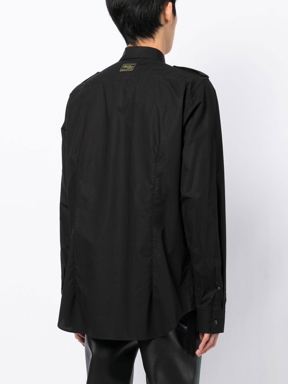 RAF SIMONS BUTTON-UP COTTON SHIRT 