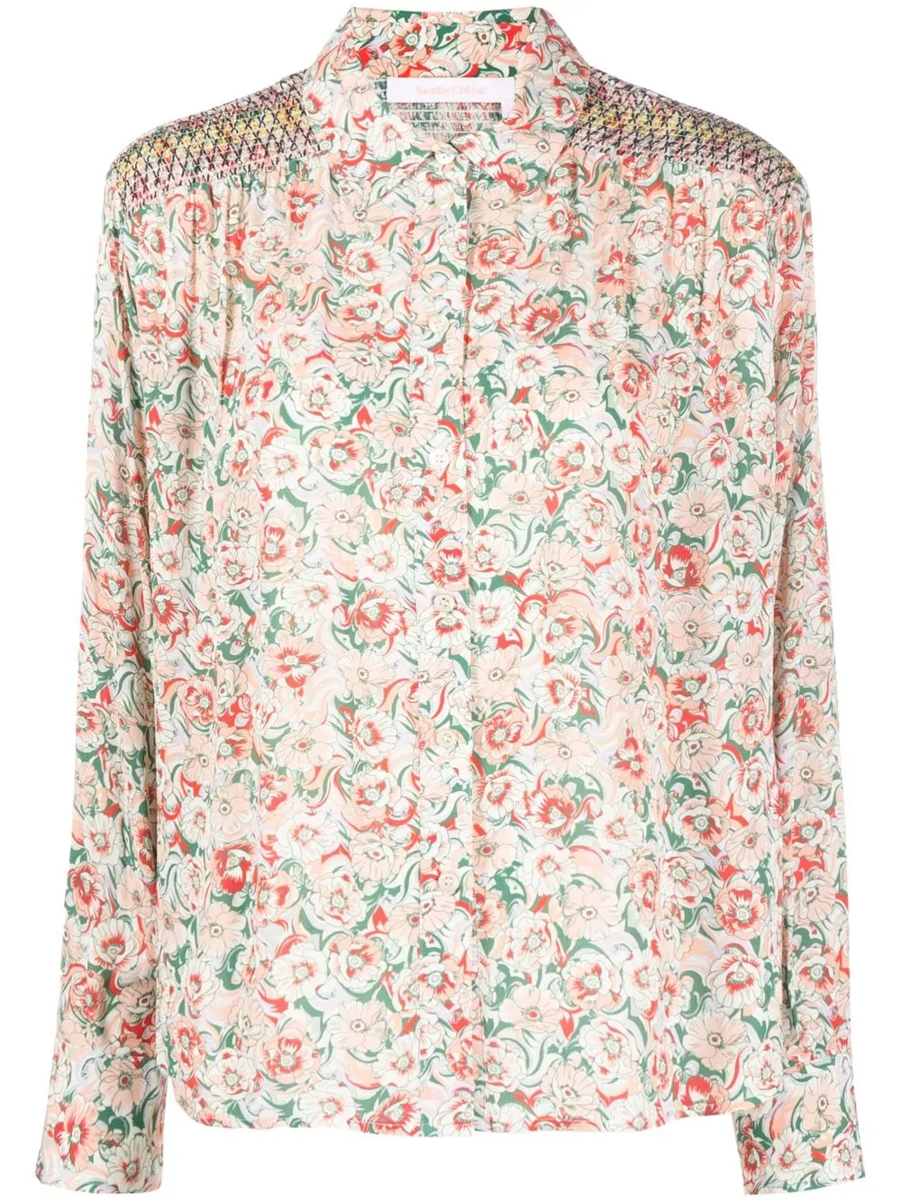 

See by Chloé floral-print blouse - Green