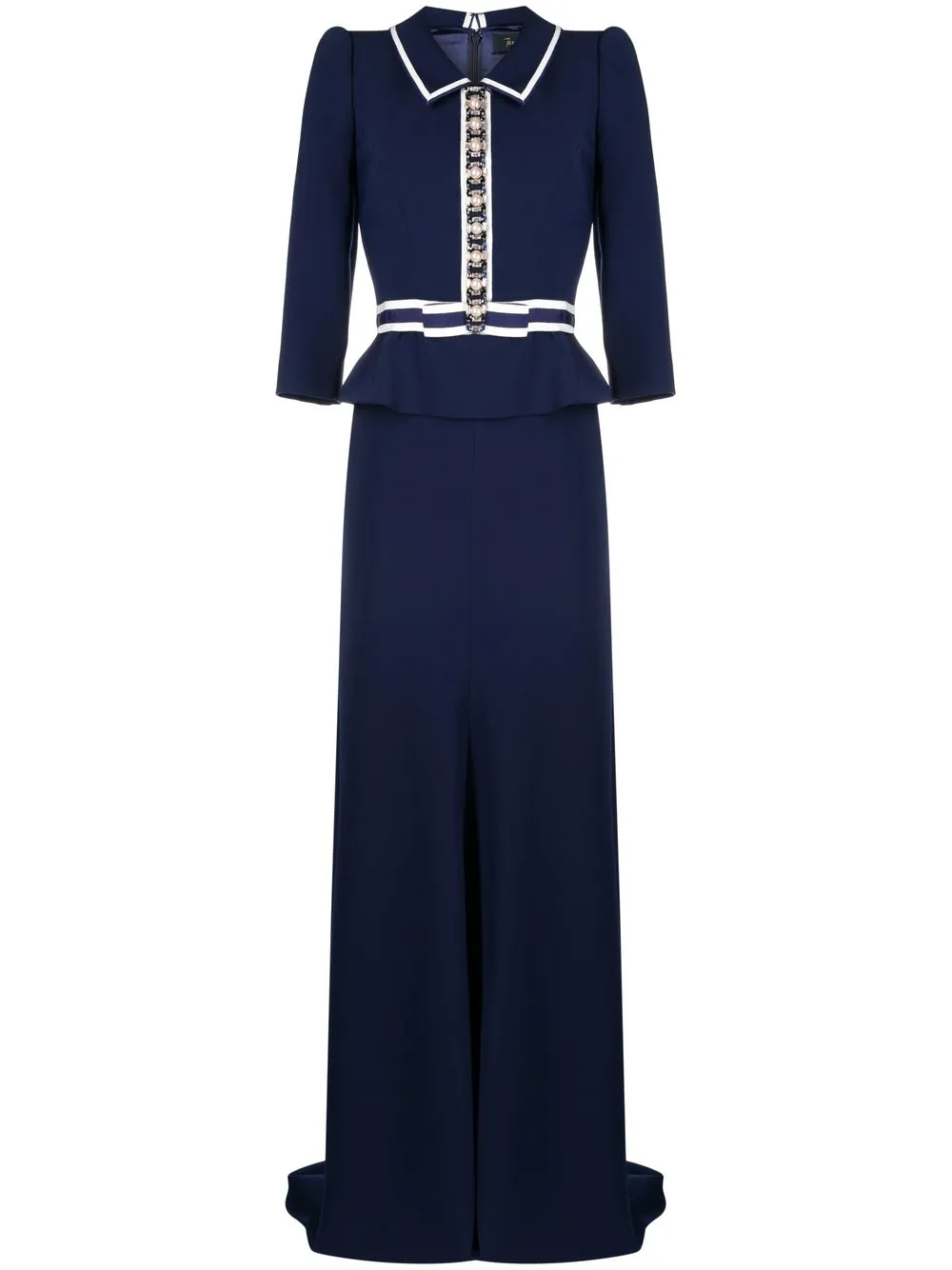 

Jenny Packham Greta floor-length gown - Blue