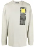 A-COLD-WALL* graphic-print detail T-shirt - Neutrals