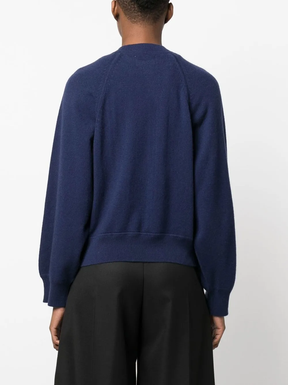 Loulou Studio Round-neck Knit Jumper In Blue