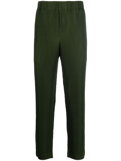 Homme Plissé Issey Miyake pleated tapered-leg trousers
