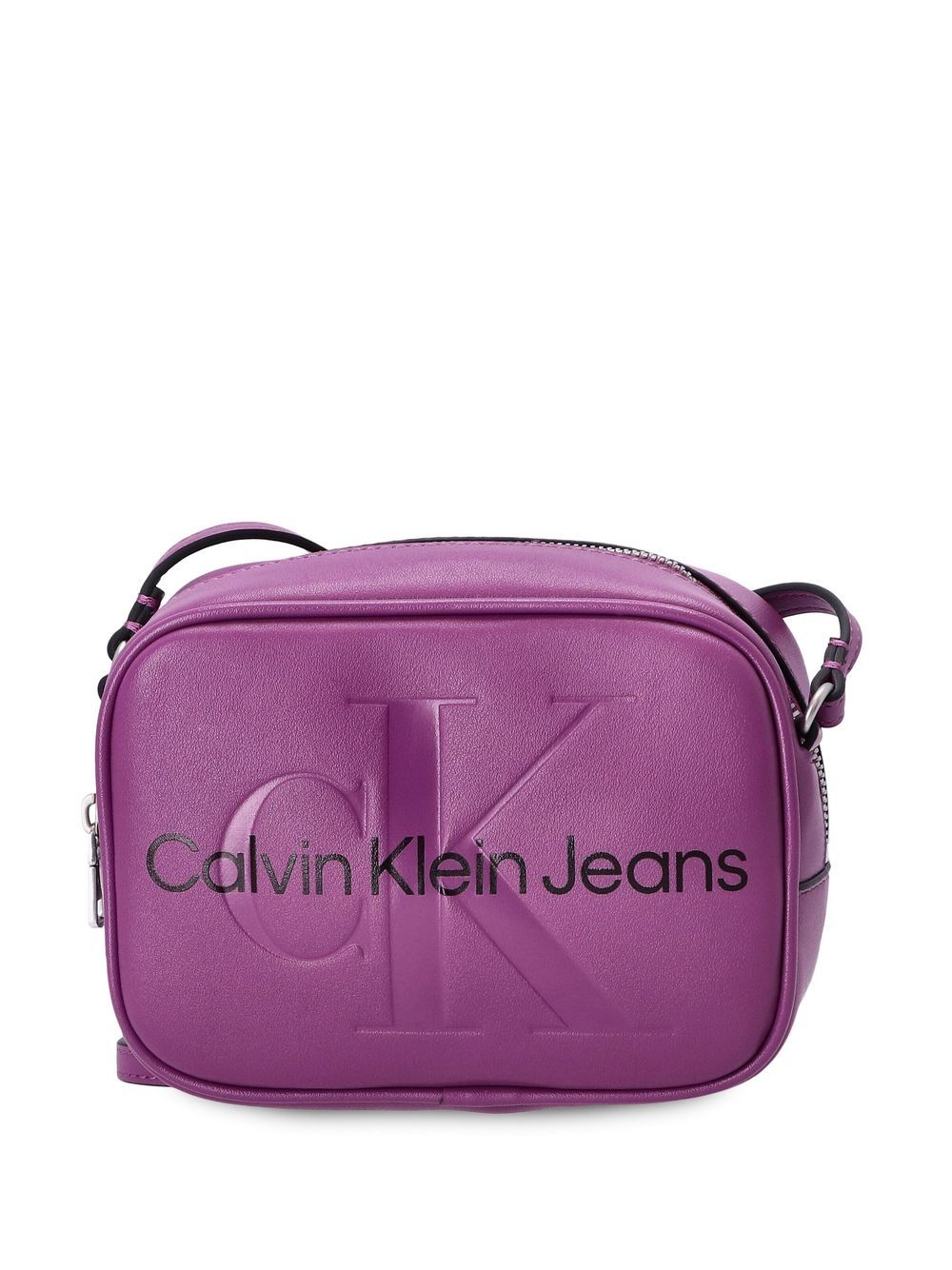 Calvin Klein logo-print crossbody bag - Purple