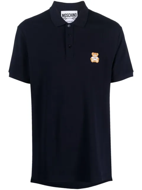 Moschino playera tipo polo con motivo Teddy Bear