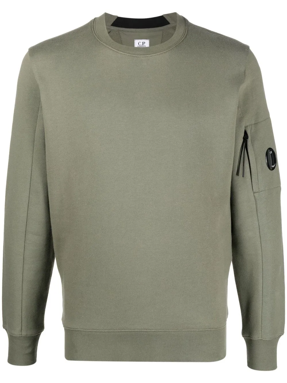 

C.P. Company Lens-detail crew-neck sweatshirt - Green