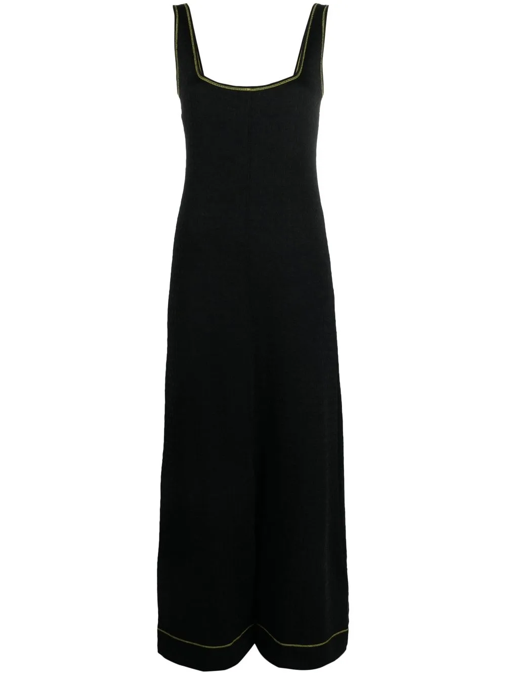 

GANNI square-neck dress - Black