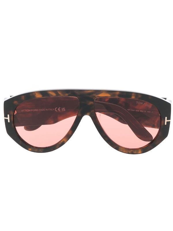 TOM FORD Eyewear Bronson round-frame Sunglasses - Farfetch