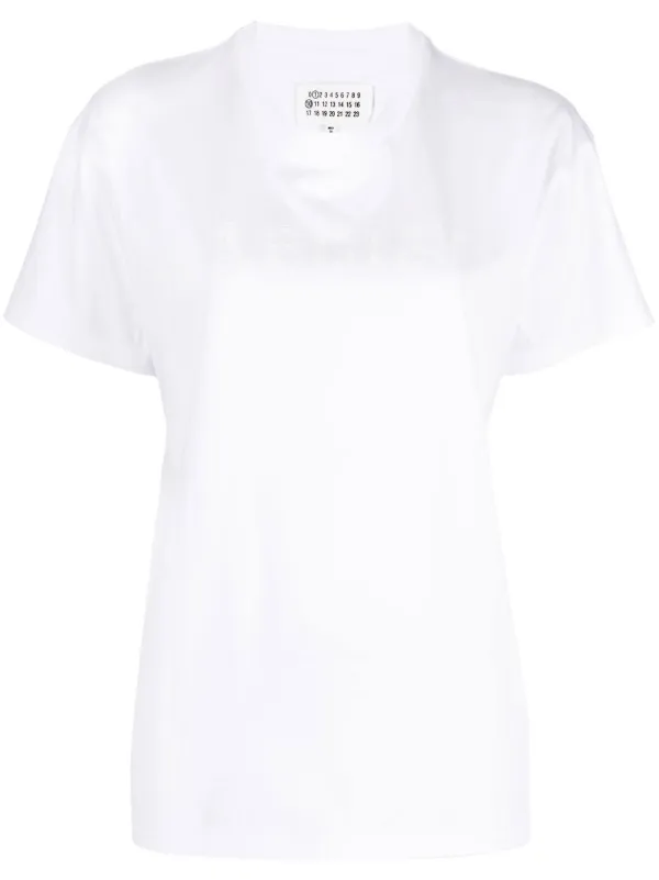 Maison Margiela ロゴ Tシャツ | ホワイト | FARFETCH JP