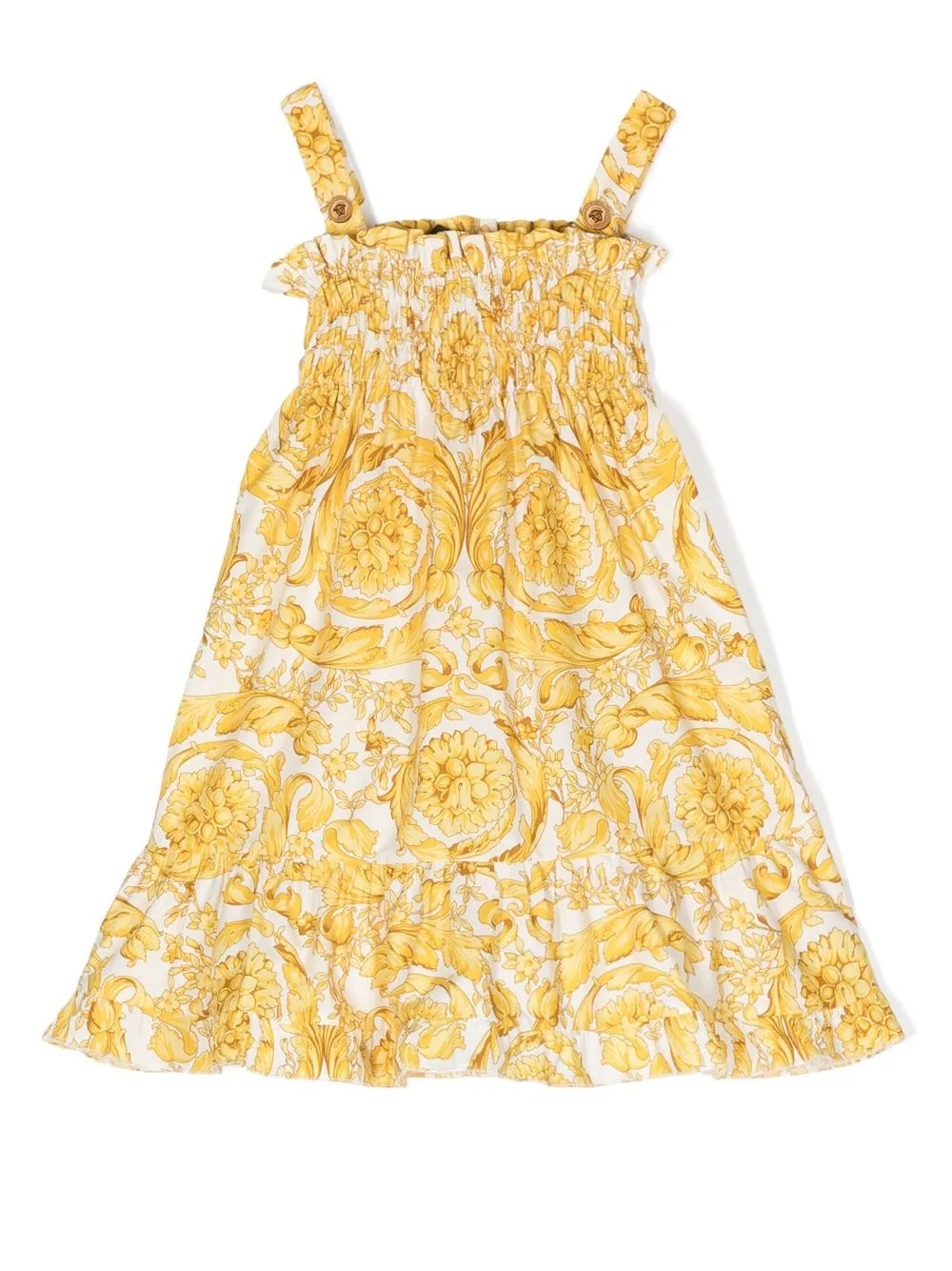 VERSACE BAROCCO-PRINT SLEEVELESS DRESS