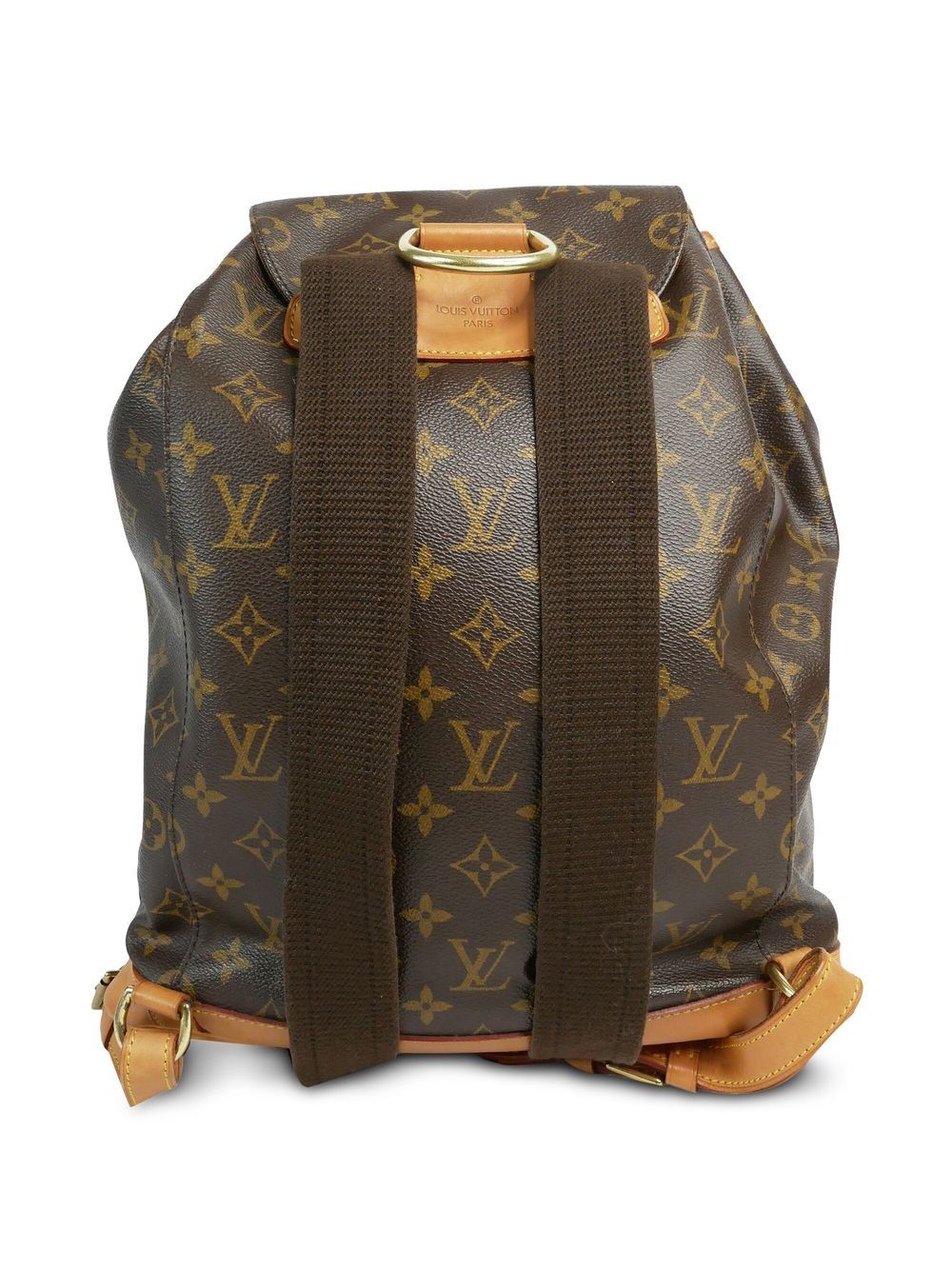 Louis Vuitton Drawstring Montsouris Monogram Canvas Backpack LV
