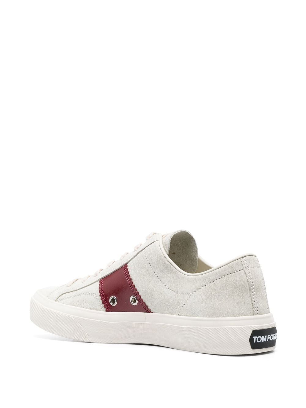 Shop Tom Ford Suede Low-top Sneakers In Neutrals