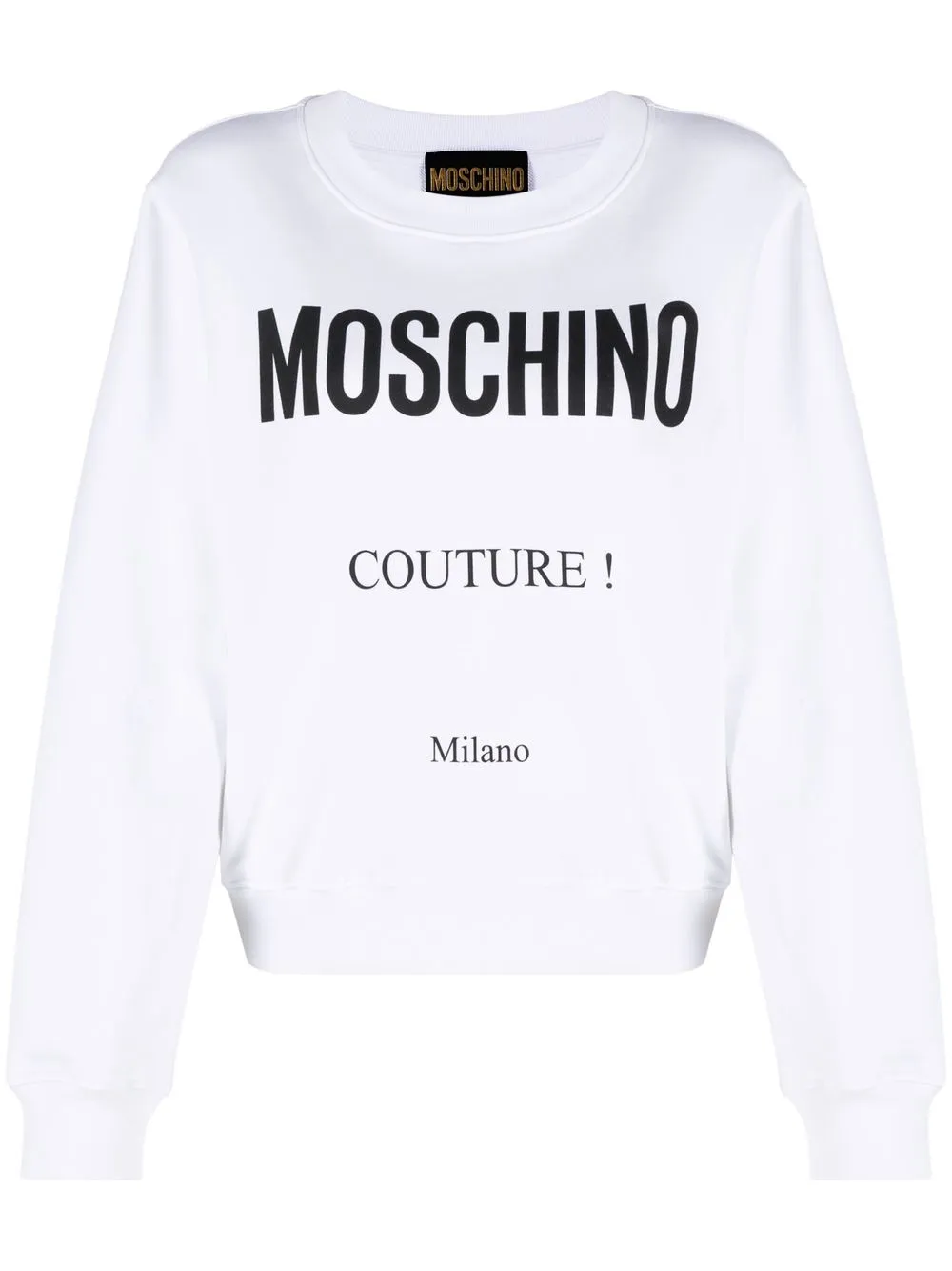 

Moschino logo-print sweatshirt - White