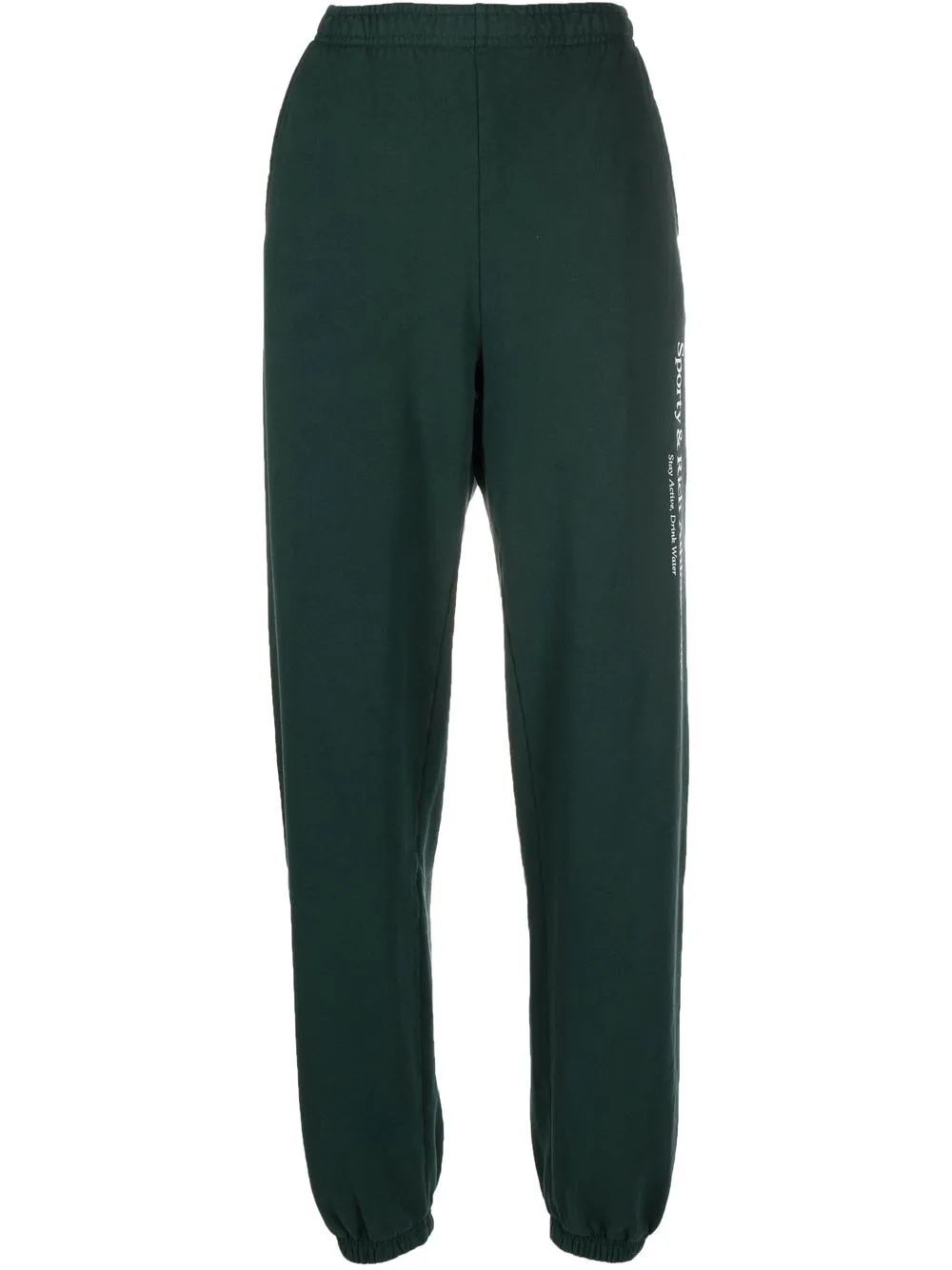 Sporty And Rich Athletic Club Cotton Sweatpants In Green