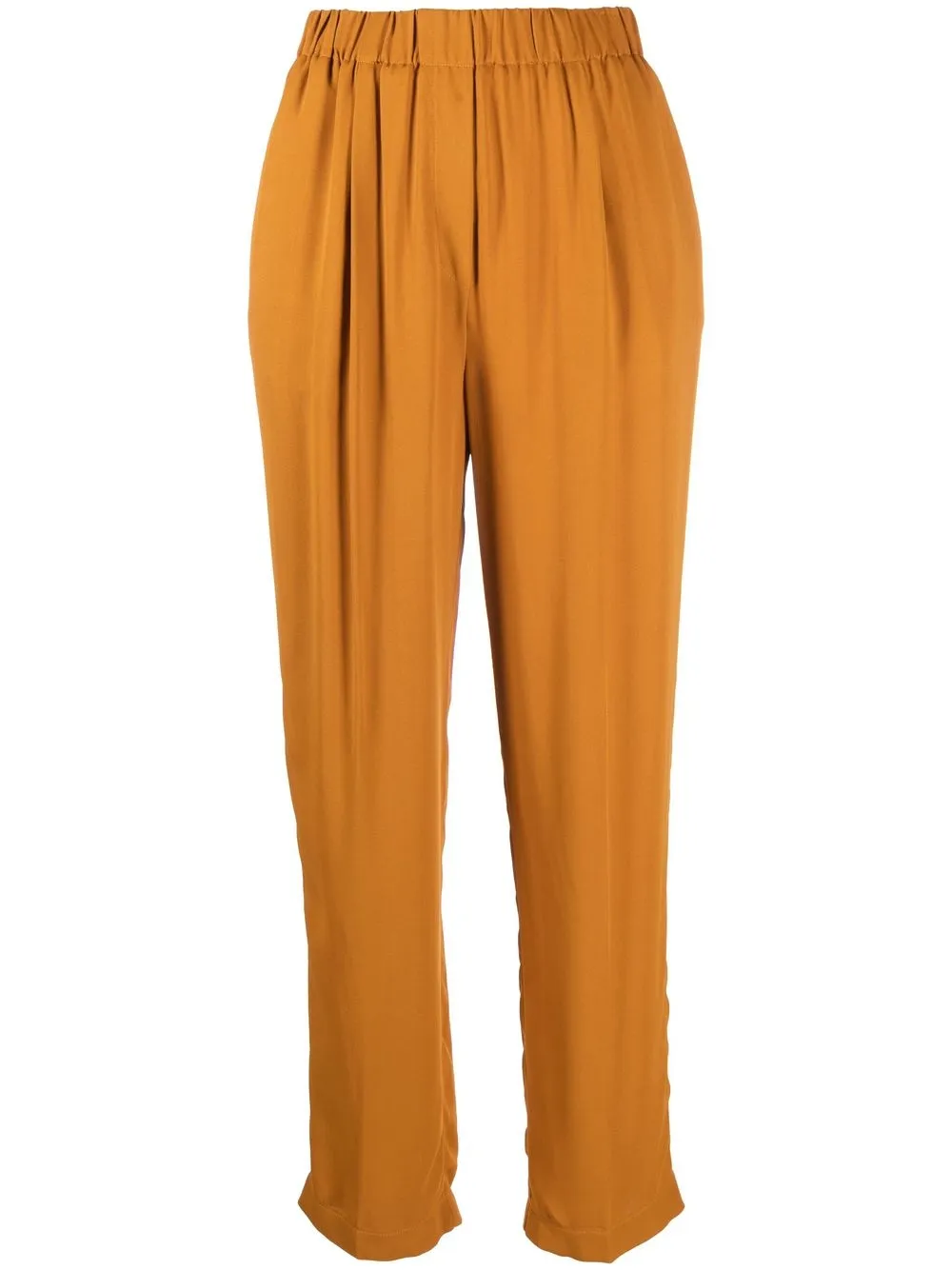 

Forte Forte pleated straight-leg trousers - Orange