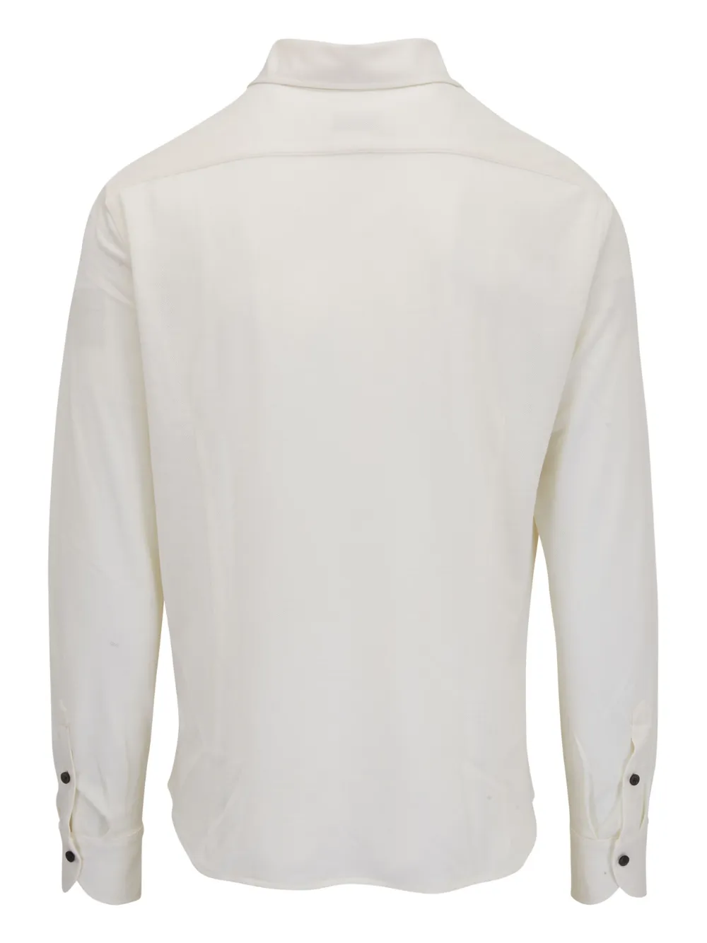 Isaia Wollen overhemd - Wit