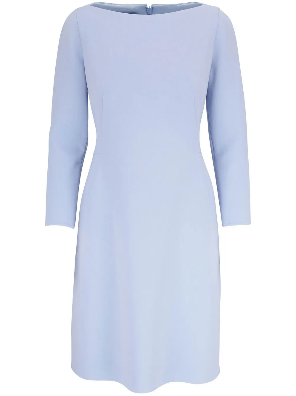 

Akris vestido midi con cuello barco - Azul