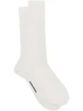 DSQUARED2 knit logo socks - White